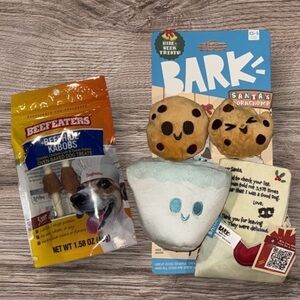 Bark Dog Treats and Toys Set Bundle New